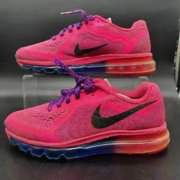 Nike Other - Nike Air Max 2014 Size Youth 6Y Hyper Pink Running Shoe 631331-601 Pre Owned